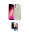 ieg™ Redmi Note 8 Kılıf Yankı Yansıma Özel Seri - Siyah 3D Antistatik Mat Seramik Nano Ekran Koruyucu
