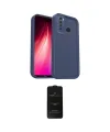 ieg™ Redmi Note 8 Kılıf Yankı Yansıma Özel Seri - Siyah 6D Antistatik Mat Seramik Hayalet Nano Ekran Koruyucu