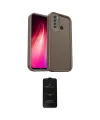 ieg™ Redmi Note 8 Kılıf Yankı Yansıma Özel Seri - Siyah 6D Antistatik Mat Seramik Hayalet Nano Ekran Koruyucu