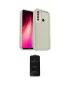 ieg™ Redmi Note 8 Kılıf Yankı Yansıma Özel Seri - Siyah 6D Antistatik Mat Seramik Hayalet Nano Ekran Koruyucu