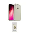 ieg™ Redmi Note 8 Kılıf Yankı Yansıma Özel Seri - Siyah Mat Seramik Nano Ekran Koruyucu