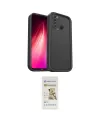 ieg™ Redmi Note 8 Kılıf Yankı Yansıma Özel Seri - Siyah Mat Seramik Nano Ekran Koruyucu