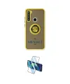 ieg™ Redmi Note 8 Kılıf Yörünge Çizgi - Siyah 3D Antistatik Cam Ekran Koruyucu