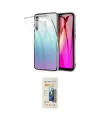 ieg™ Redmi Note 8 Kılıf Zirve Doku - Siyah 6D Mat Seramik Hayalet Nano Ekran Koruyucu