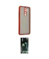 ieg™ Redmi Note 8 Pro Kılıf Ahenk Çizgi Serisi - Şeffaf 360 Full Body Arka Koruyucu
