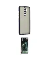 ieg™ Redmi Note 8 Pro Kılıf Ahenk Çizgi Serisi - Şeffaf 360 Full Body Arka Koruyucu
