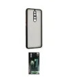 ieg™ Redmi Note 8 Pro Kılıf Ahenk Çizgi Serisi - Şeffaf 360 Full Body Arka Koruyucu