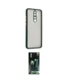 ieg™ Redmi Note 8 Pro Kılıf Ahenk Çizgi Serisi - Şeffaf 360 Full Body Arka Koruyucu