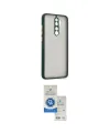 ieg™ Redmi Note 8 Pro Kılıf Ahenk Çizgi Serisi - Şeffaf Royal Nano Ekran Koruyucu