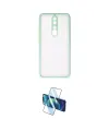 ieg™ Redmi Note 8 Pro Kılıf Ahenk Çizgi Serisi - Siyah 3D Antistatik Cam Ekran Koruyucu