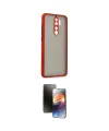 ieg™ Redmi Note 8 Pro Kılıf Ahenk Çizgi Serisi - Siyah 3D Antistatik Mat Seramik Nano Ekran Koruyucu