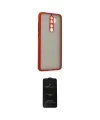 ieg™ Redmi Note 8 Pro Kılıf Ahenk Çizgi Serisi - Siyah 6D Antistatik Mat Seramik Hayalet Nano Ekran Koruyucu
