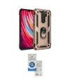 ieg™ Redmi Note 8 Pro Kılıf Ahenk Klasik Koleksiyonu - Şeffaf Royal Nano Ekran Koruyucu