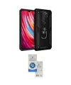 ieg™ Redmi Note 8 Pro Kılıf Ahenk Klasik Koleksiyonu - Şeffaf Royal Nano Ekran Koruyucu