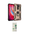 ieg™ Redmi Note 8 Pro Kılıf Ahenk Klasik Koleksiyonu - Siyah 20D Premium Cam Ekran Koruyucu