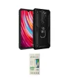 ieg™ Redmi Note 8 Pro Kılıf Ahenk Klasik Koleksiyonu - Siyah 20D Premium Cam Ekran Koruyucu