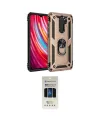 ieg™ Redmi Note 8 Pro Kılıf Ahenk Klasik Koleksiyonu - Siyah 5D Hayalet Cam Ekran Koruyucu