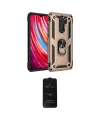 ieg™ Redmi Note 8 Pro Kılıf Ahenk Klasik Koleksiyonu - Siyah 6D Antistatik Mat Seramik Hayalet Nano Ekran Koruyucu