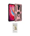 ieg™ Redmi Note 8 Pro Kılıf Ahenk Klasik Koleksiyonu - Siyah Mat Seramik Nano Ekran Koruyucu