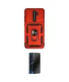 ieg™ Redmi Note 8 Pro Kılıf Ahenk Klasik - Siyah 3D Antistatik Hayalet Cam Ekran Koruyucu