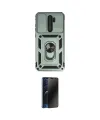 ieg™ Redmi Note 8 Pro Kılıf Ahenk Klasik - Siyah 3D Antistatik Hayalet Cam Ekran Koruyucu