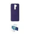 ieg™ Redmi Note 8 Pro Kılıf Ahenk Serisi - Siyah 3D Antistatik Cam Ekran Koruyucu