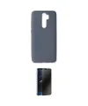ieg™ Redmi Note 8 Pro Kılıf Ahenk Serisi - Siyah 3D Antistatik Hayalet Cam Ekran Koruyucu