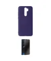 ieg™ Redmi Note 8 Pro Kılıf Ahenk Serisi - Siyah 3D Antistatik Hayalet Cam Ekran Koruyucu