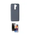 ieg™ Redmi Note 8 Pro Kılıf Ahenk Serisi - Siyah 3D Antistatik Mat Seramik Nano Ekran Koruyucu