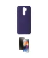 ieg™ Redmi Note 8 Pro Kılıf Ahenk Serisi - Siyah 3D Antistatik Mat Seramik Nano Ekran Koruyucu