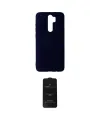ieg™ Redmi Note 8 Pro Kılıf Ahenk Serisi - Siyah 6D Antistatik Mat Seramik Hayalet Nano Ekran Koruyucu