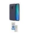 ieg™ Redmi Note 8 Pro Kılıf Doruk Klasik Özel Seri - Şeffaf Royal Nano Ekran Koruyucu