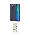 ieg™ Redmi Note 8 Pro Kılıf Doruk Klasik Özel Seri - Siyah 20D Premium Cam Ekran Koruyucu