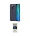 ieg™ Redmi Note 8 Pro Kılıf Doruk Klasik Özel Seri - Siyah 5D Hayalet Cam Ekran Koruyucu