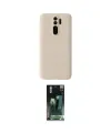 ieg™ Redmi Note 8 Pro Kılıf Kozmos Yansıma Özel Seri - Şeffaf 360 Full Body Arka Koruyucu