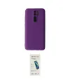 ieg™ Redmi Note 8 Pro Kılıf Kozmos Yansıma Özel Seri - Şeffaf Pasifik Cam Ekran Koruyucu