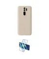 ieg™ Redmi Note 8 Pro Kılıf Kozmos Yansıma Özel Seri - Siyah 3D Antistatik Cam Ekran Koruyucu