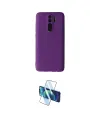 ieg™ Redmi Note 8 Pro Kılıf Kozmos Yansıma Özel Seri - Siyah 3D Antistatik Cam Ekran Koruyucu