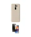 ieg™ Redmi Note 8 Pro Kılıf Kozmos Yansıma Özel Seri - Siyah 3D Antistatik Mat Seramik Nano Ekran Koruyucu