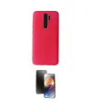 ieg™ Redmi Note 8 Pro Kılıf Kozmos Yansıma Özel Seri - Siyah 3D Antistatik Mat Seramik Nano Ekran Koruyucu