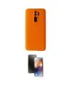 ieg™ Redmi Note 8 Pro Kılıf Kozmos Yansıma Özel Seri - Siyah 3D Antistatik Mat Seramik Nano Ekran Koruyucu