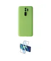 ieg™ Redmi Note 8 Pro Kılıf Kozmos Yansıma Özel Seri - Siyah 3D Antistatik Seramik Nano Ekran Koruyucu