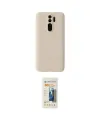 ieg™ Redmi Note 8 Pro Kılıf Kozmos Yansıma Özel Seri - Siyah 6D Mat Seramik Hayalet Nano Ekran Koruyucu