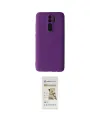 ieg™ Redmi Note 8 Pro Kılıf Kozmos Yansıma Özel Seri - Siyah Mat Seramik Nano Ekran Koruyucu