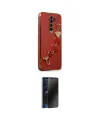 ieg™ Redmi Note 8 Pro Kılıf Nova Işık Prime - Siyah 3D Antistatik Hayalet Cam Ekran Koruyucu