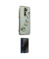 ieg™ Redmi Note 8 Pro Kılıf Nova Işık Prime - Siyah 3D Antistatik Hayalet Cam Ekran Koruyucu