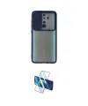 ieg™ Redmi Note 8 Pro Kılıf Vadi Çizgi - Siyah 3D Antistatik Cam Ekran Koruyucu