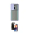 ieg™ Redmi Note 8 Pro Kılıf Vadi Çizgi - Siyah 3D Antistatik Mat Seramik Nano Ekran Koruyucu