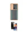 ieg™ Redmi Note 8 Pro Kılıf Vadi Çizgi - Siyah 3D Antistatik Mat Seramik Nano Ekran Koruyucu