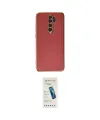ieg™ Redmi Note 8 Pro Kılıf Yankı Serisi - Şeffaf Pasifik Cam Ekran Koruyucu